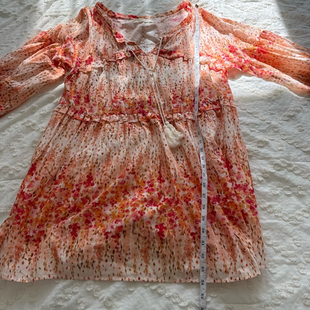 Christy Dawn The Adeline Dress in Sunset Gladiola Size Medium Boho Cottagecore - Picture 12 of 12